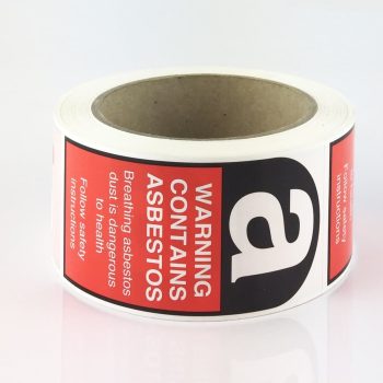 asbestos labels