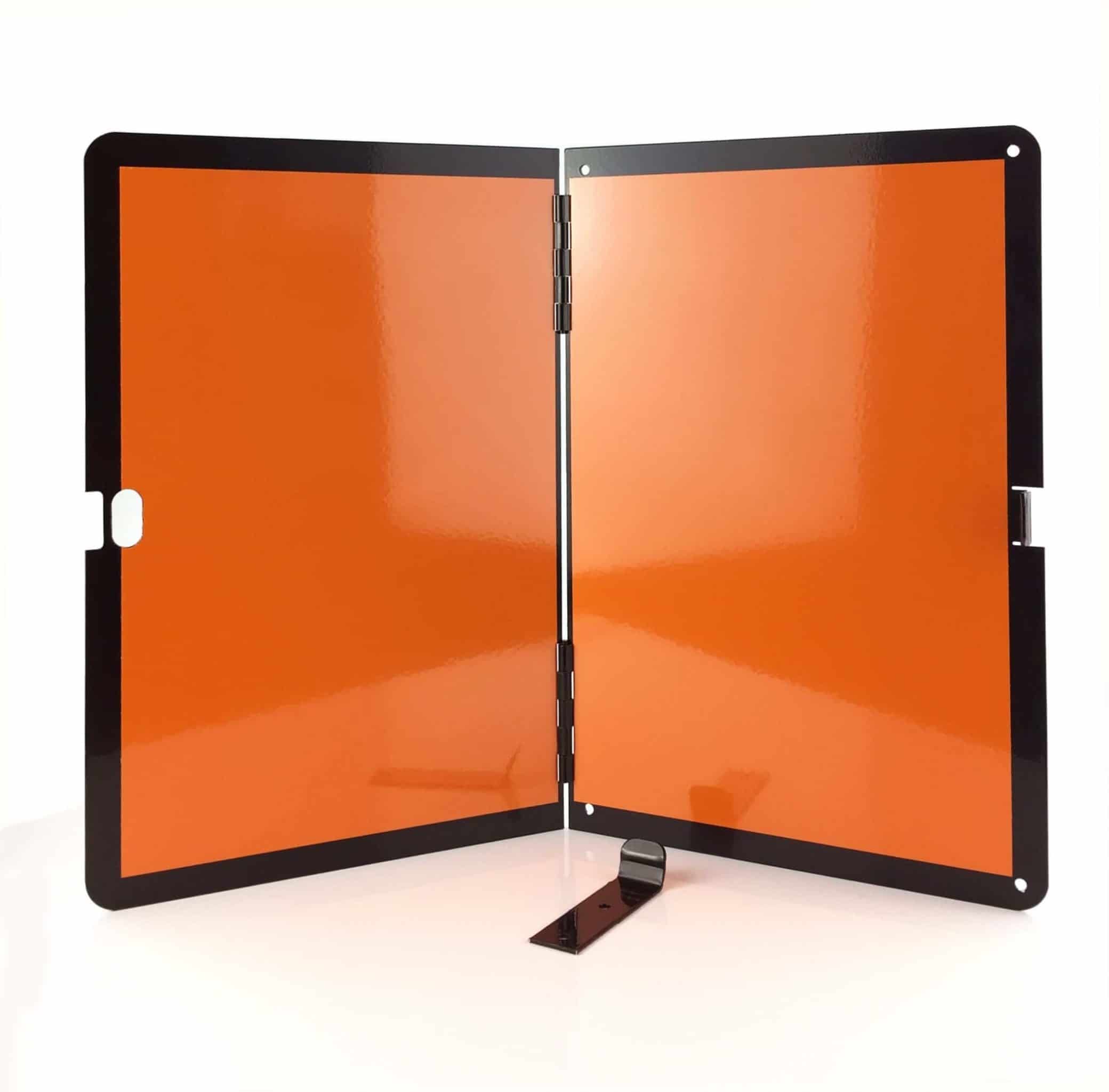 vertical folding adr plate panel reflective adr