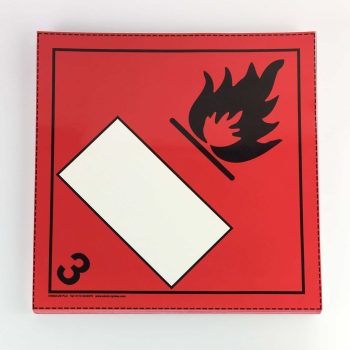 class 3 blank UN box for flammable liquid