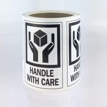 Handle with Care Label