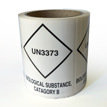 UN3373 Biological Substance Category B Labels (Monkeypox Sample Label)