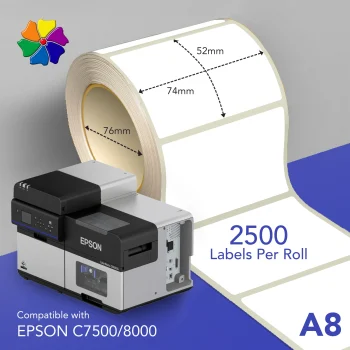 22613 epson printer labels a8-c7500-8000