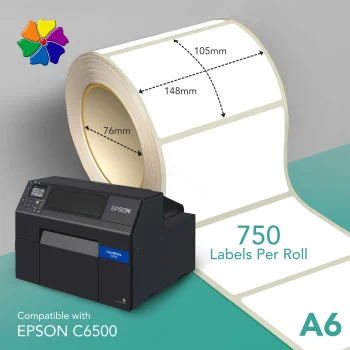 22647 epson printer labels a6-c65002