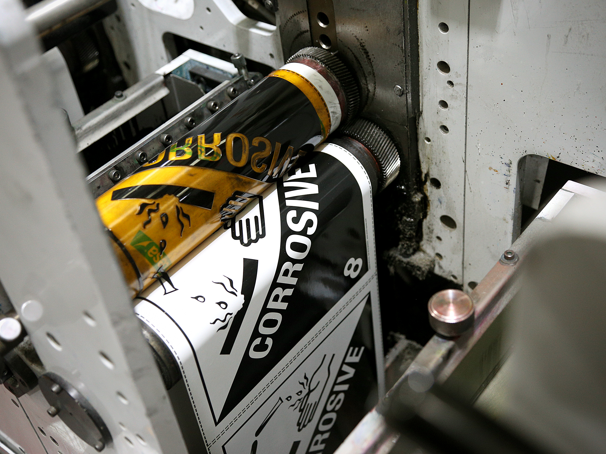 flexo label printing hibiscus