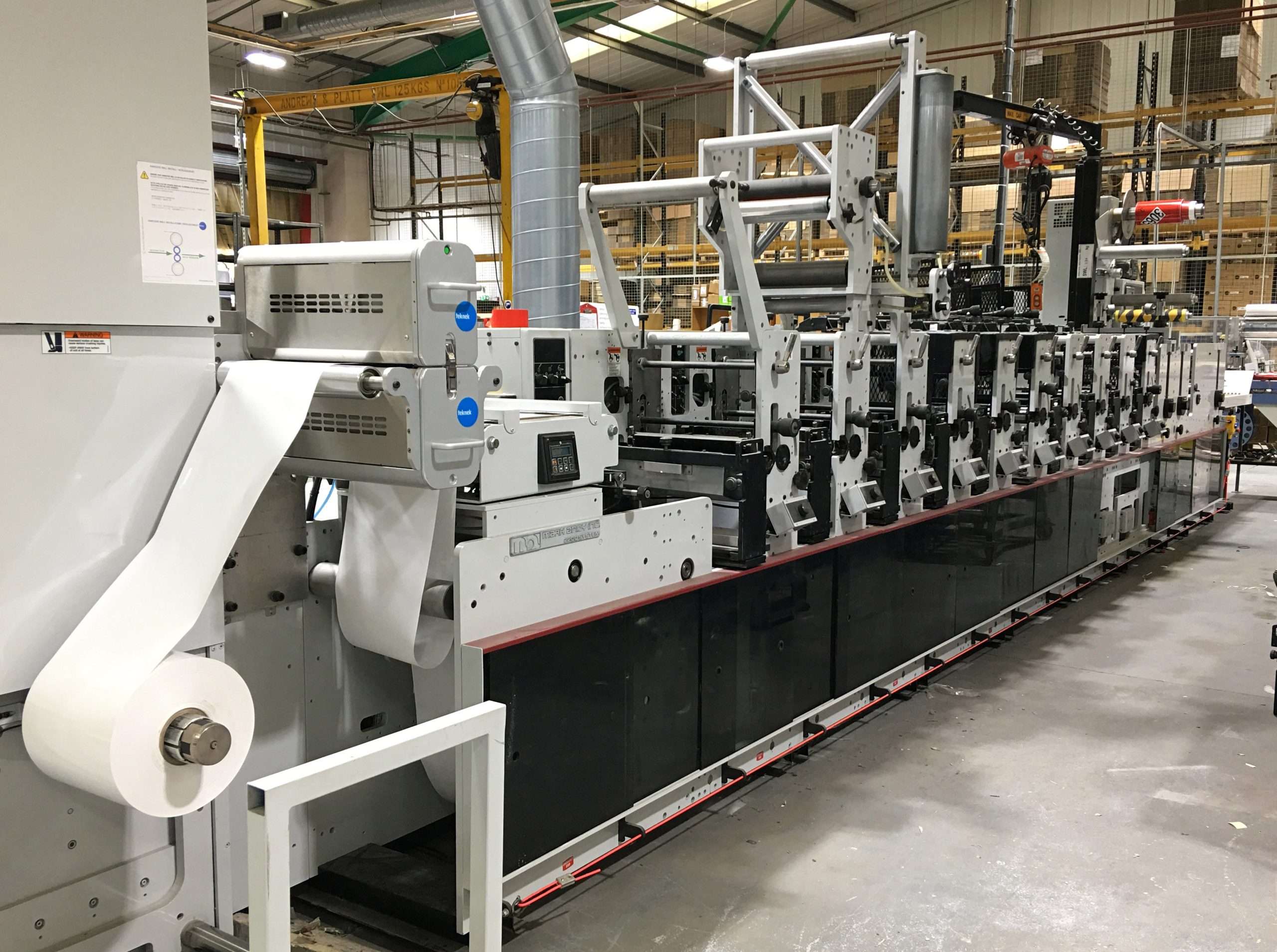 Mark Andy Press 2200 hibiscus plc