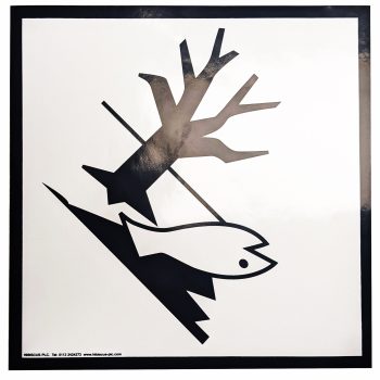 environmentally hazardous placard 300mm