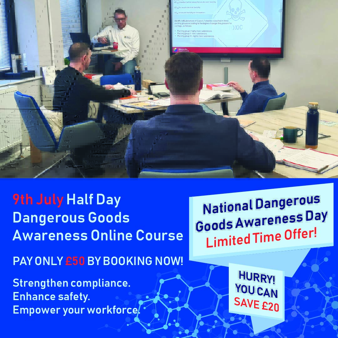 National Dangerous Goods Awareness Day Special Offer